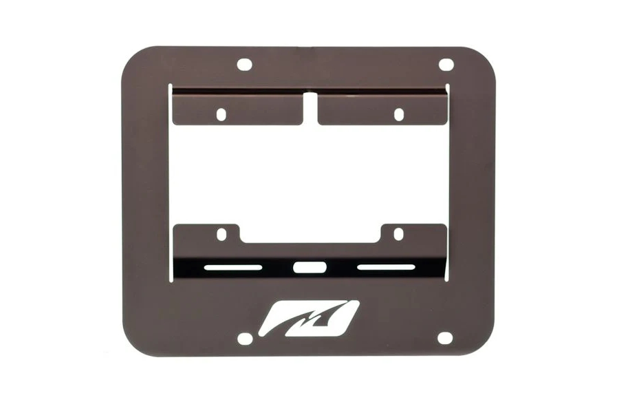 Motobilt Spare Tire Delete Kit w/ Tag Light - Black - LJ/TJ/YJ