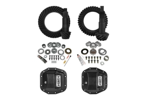 Yukon Stage 2 Front D30 / Rear D44 Re-Gear Kit /w Covers - 4.88 Ratio - JL Non-Rubicon
