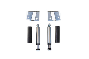 EVO Manufacturing Front Double Throwdown Airbump Kit - Black - JT/JL