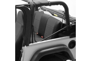 CoverKing Neoprene Rear Seat Cover - Black/Charcoal - JK 4dr 2007