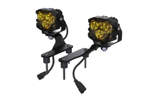 Morimoto 4Banger HXB LED A-Pillar Kit - Yellow Spot Beam - JT/JL 