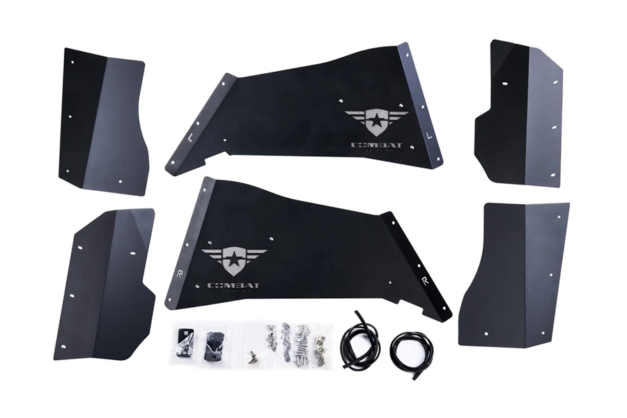 Combat Off Road Battle Ready Aluminum Inner Fender Liner Kit - Rear - JK