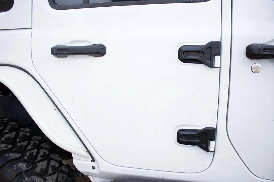 Kentrol Outer Door Hinge Kit - Black - JT/JL 4Dr