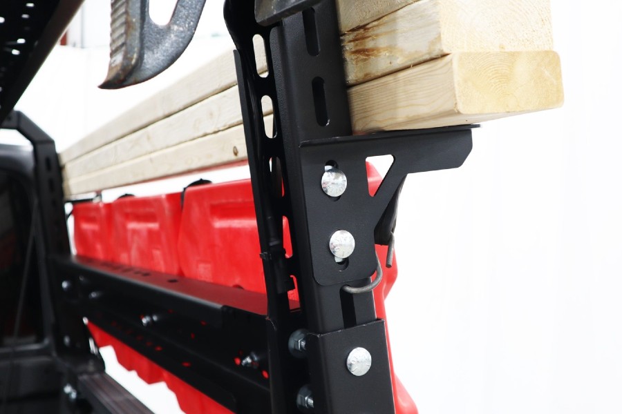 LOD Black Ops Bed Rack Load Bar Tie Downs - Black  - JT