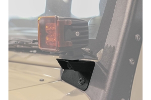 Front Runner Outfitters Windshield Spot Light Brackets - Black - JK