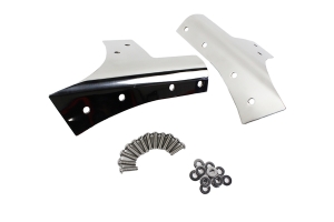 Kentrol Windshield Support Set - Polished Silver  - JK 