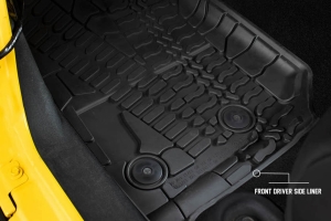 King 4WD Premium Four-Season Floor Liners, Front & Rear - JK 4Dr 2014+