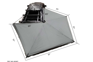 Overland Vehicle Systems Nomadic 270LTE Awning - Passenger Side