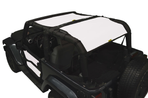 Dirty Dog 4x4 Sun Screen Front and Rear, Sand - JK 2DR