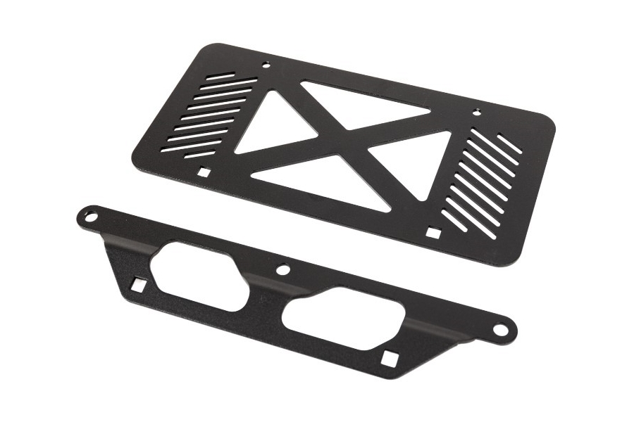 Grimm Offroad Steel Front Bumper License Plate Mount - Bronco 2021+