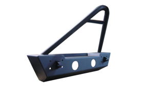 Ace Engineering Stubby Front Bumper w/Stinger and Fog Light Provision Black - JK