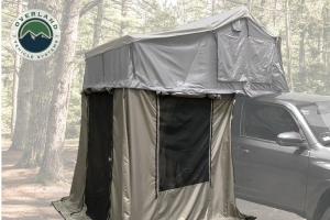 Overland Vehicle Systems Nomadic 3 Extended Roof Top Tent w/ Annex - Dark Gray 