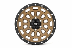 Rough Country 87 Series Wheel, 17x8.5 6x5.3 - Bronze/Black    - Bronco 2021+