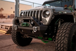 DV8 Offroad LED Headlights - Black - JT/JL