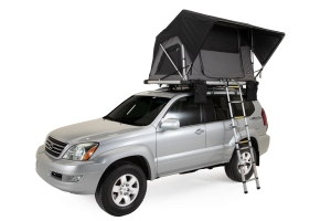 FreeSpirit Recreation Adventure Series Gas Strut 55in Roof Top Tent - Grey/Black