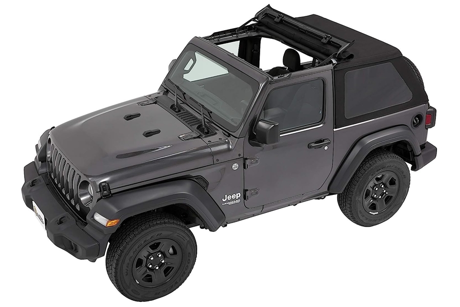 Bestop Trektop NX Slantback Soft Top, Black Diamond - JL 2Dr