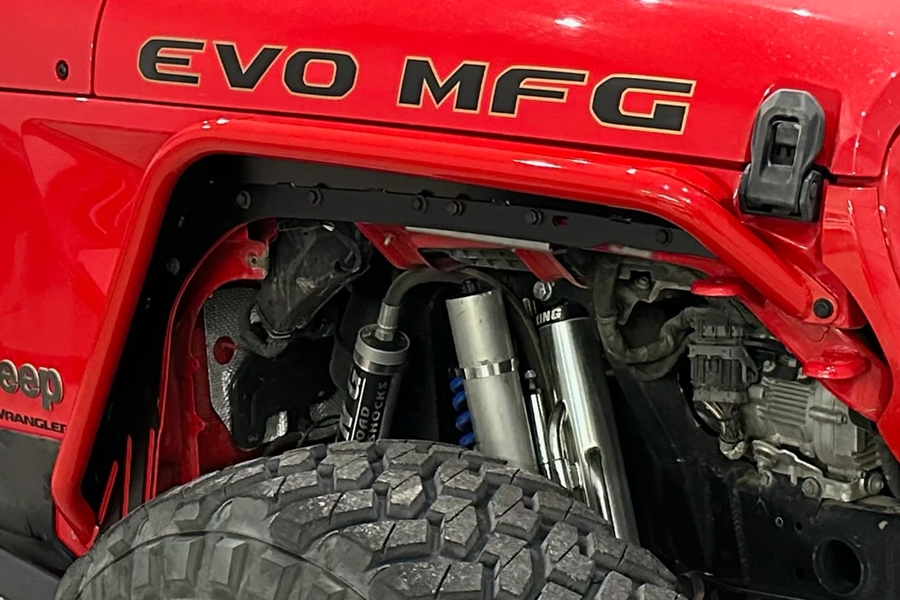 Evo Manufacturing Front KSPEC Highline Tube Fenders - Bare - JT/JL
