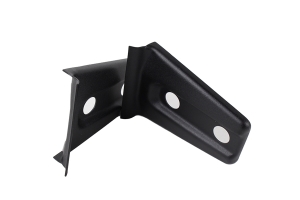 Kentrol Hood Hinge Overlays, Pair - Textured Black  - JK 