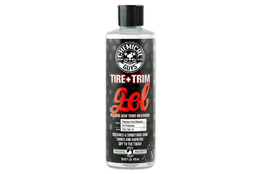 Chemical Guys Tire+Trim Gel Plastic and Rubber High-Gloss Restorer