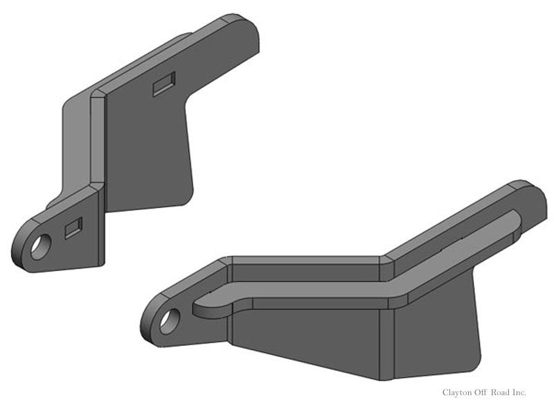 Clayton High Steer Swaybar Mount  - TJ/LJ/XJ/ZJ