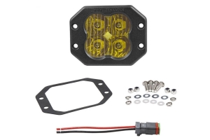 Diode Dynamics SS3 Pro Flush Mount LED Pod - Yellow Driving