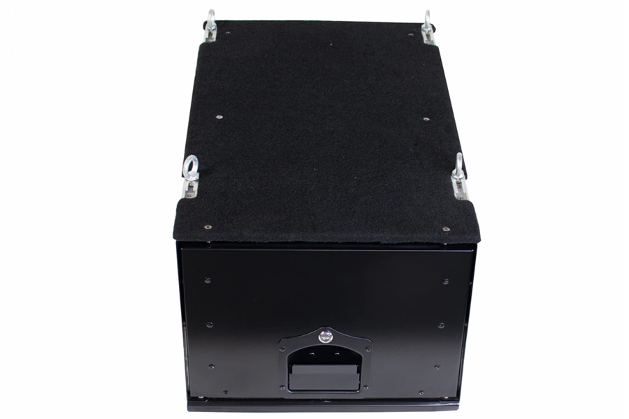 Overland Vehicle Systems Cargo Box w/Slide Out Drawer - Black Powdercoat