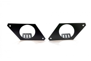 LOD Destroyer Rear Light Bezel, Pair - Bare Steel   - JT/JL/JK