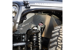 Savvy Offroad High Clearance Vented Aluminum Front Inner Fenders - Bare - JK