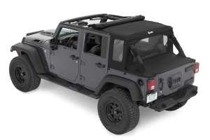 Bestop Halftop Soft Top Conversion Kit, Black Twill - JK 4dr