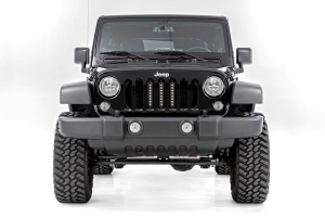 Rough Country 8in Vertical Light Bar Grille Kit - JK