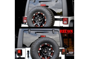 RECON LED Taillights - Clear Lens - JK 