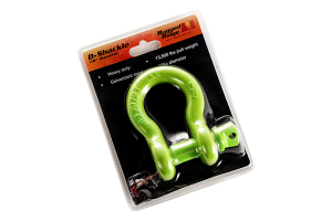 Rugged Ridge D-Shackle, 7/8-Inch, 13500 Pound, Green