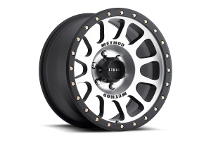 Method Race Wheels 305 NV Series Wheel 17x8.5 6x5.5 25mm Offset Black Machined Face  - Bronco 2021+