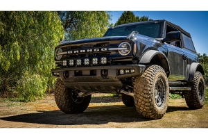 Baja Designs 6 XL Series Linkable Light Bar Kit  - Bronco 2021+  w/ Plastic Bumper