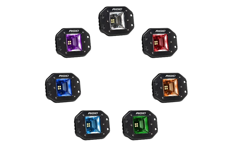 Rigid IndustriesRadiance+ Scene RGBW Flush Mount, Pair 