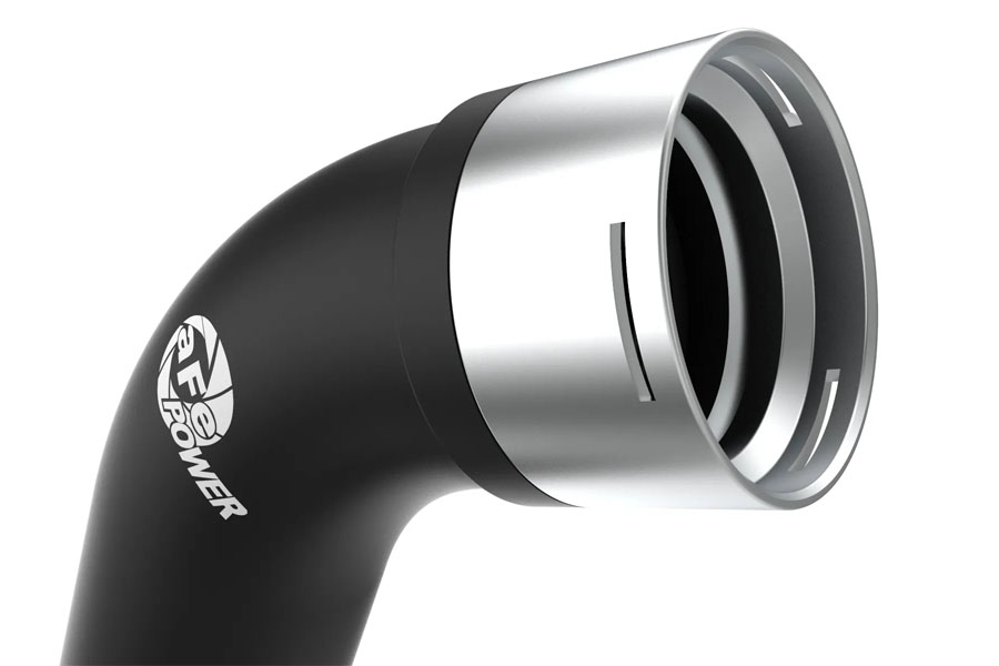 aFe POWER BladeRunner 3in Hot and Cold Charge Pipe Kit - Black - 2021-23 JT / 2020-23 JL Diesel