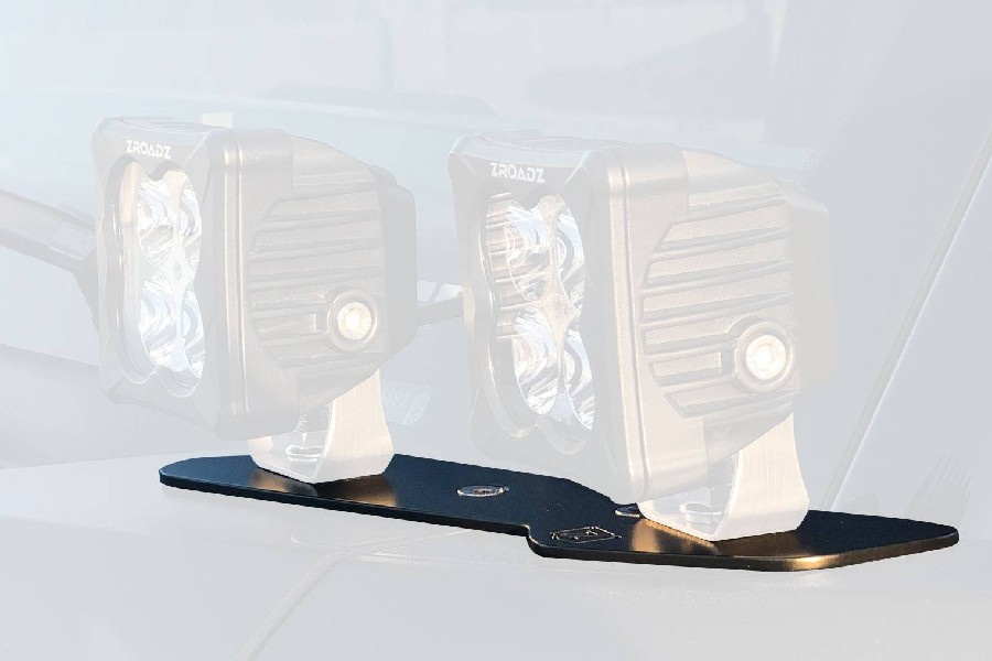 ZROADZ Mirror/Ditch Light LED Kit BRACKETS ONLY, Mounts 4 3in LED Pod Lights - 2021+ Bronco