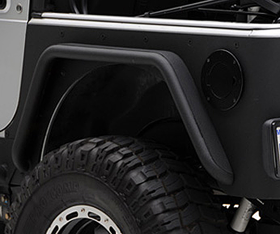 Smittybilt XRC Fender Flares Rear Black - LJ/TJ