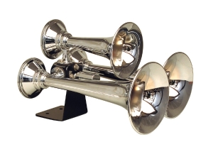 Kleinn Model 501 Triple Train Horn -Chrome Plated Copper