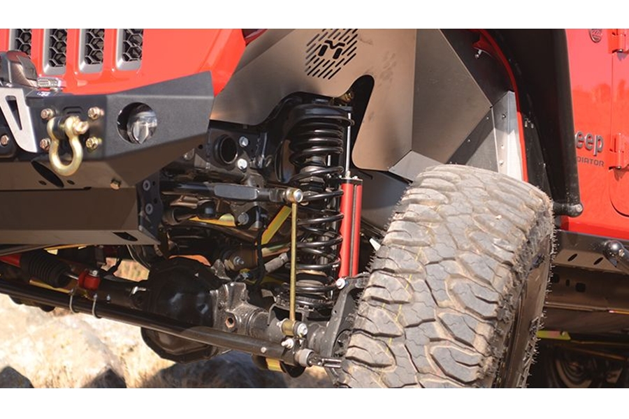 Metal Cloak 2.5-4.5in Front Dual Rate Coil Springs and Upper Pads - JT/JL
