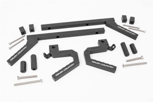 Rough Country Front and Rear Aluminum Grab Handle Kit - JK