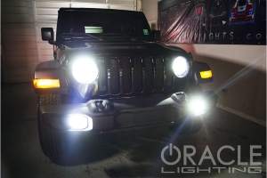 Oracle LED Bulb Headlight Conversion Kit - Pair - JT/JL