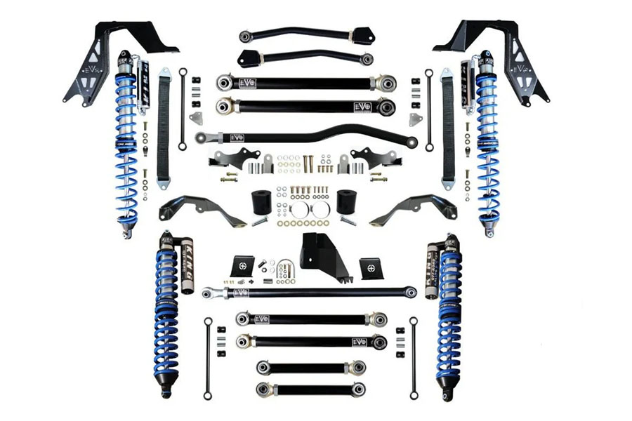EVO Manufacturing Enforcer PRO Stage 4 Plus Lift Kit w/ Comp Adjusters ( Part Number: 254BA-4P)