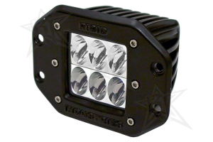 Rigid Industries Dually D2 LED Lights Flush Mount Driving White