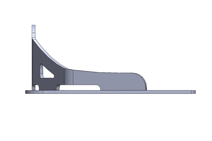 Savvy Offroad Legacy Front Bumper Winch Plate - Bare - LJ/TJ