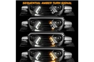 XK Glow XKCHROME LED Grill Kit  - JL/JT
