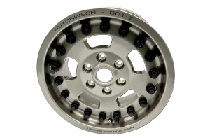 Hutchinson Rock Monster Beadlock Wheel 17x8.5 6x5.5 Argent - Bronco 2021+