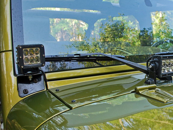 Rigid Industries A-Pillar Light Mount Kit - JK