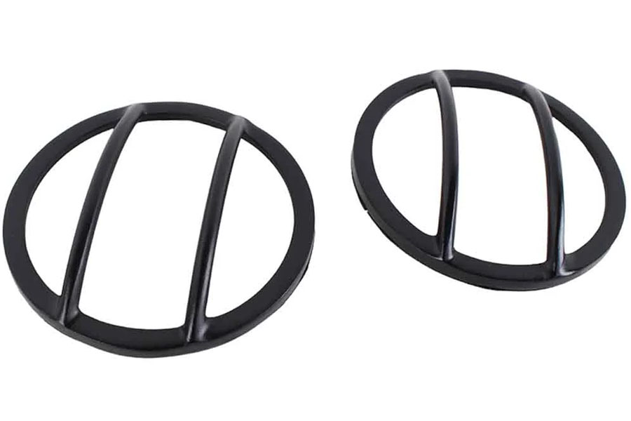 Kentrol Black Front Marker Covers Pair - Black Powder Coat - JK