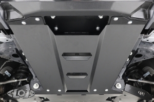 LOD Black Ops Front Bumper Skid Plate - Black - Bronco 2021+